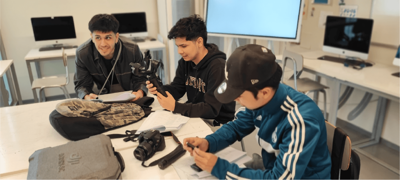 Behind the scenes — production team